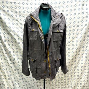 41Hawthorn Gray Jacket Removable Hood Detached Hood XL